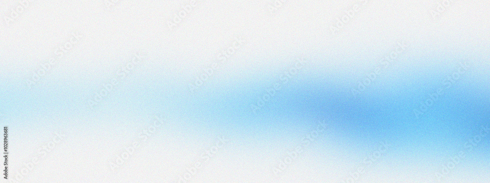 Poster white blue grainy noise grungy texture color gradient rough, abstract background shines bright light