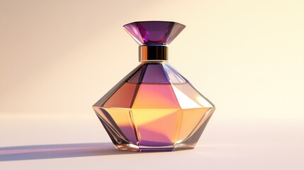 Geometric Modern Perfume Bottle Design
