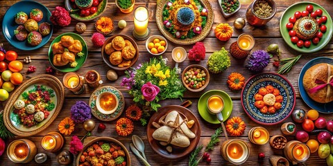 Heavenly Feast: Exquisite Food Photography for Saint Celebrations and Festivities