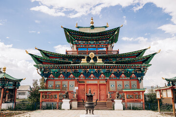 Obraz premium Ivolginsky datsan in Ulan-Ude. Russia