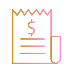 Bill Vector Icon