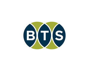 BTS logo design vector template. BTS