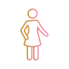 Photography Posing Vector Icon