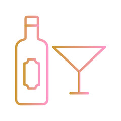 Wine Vine Vector Icon