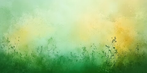 Soft Green and Yellow Abstract Nature Background