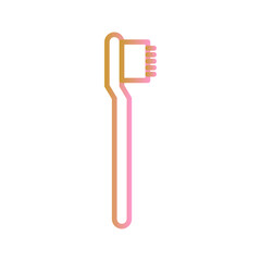 Tiny Toothbrush Vector Icon