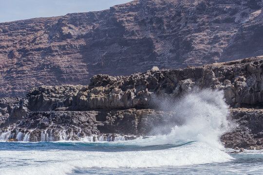 Olas de Tenesar (Lanzarote, Islas Canarias)