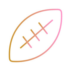 Rugby Vector Icon