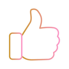 Thumbs Up Vector Icon