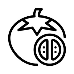 Tomato line icon