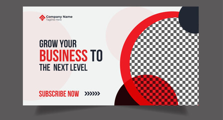 Fully editable youtube thumbnail design for any youtube videos customizable video thumbnail design video cover modern trendy new style thumbnail template for social media concept youtube thumbnail vid