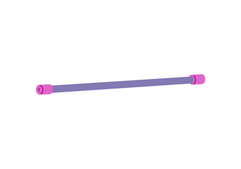Vector illustration of a sports simulator body bar, highlighted on a white background.