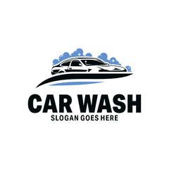 Car Wash logo designs concept vector