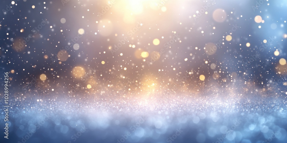 Poster a vibrant abstract background featuring a blend of defocused lights and sparkling particles. the ima