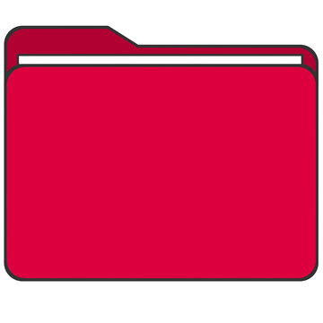 red folder icon