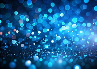 Low Light Photography of a Dotted Blue Background for Artistic Visuals and Designs