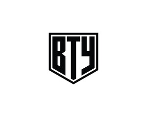 Obraz premium BTY logo design vector template. BTY