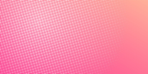 Abstract pink polka dot pattern isolated on pink background simple