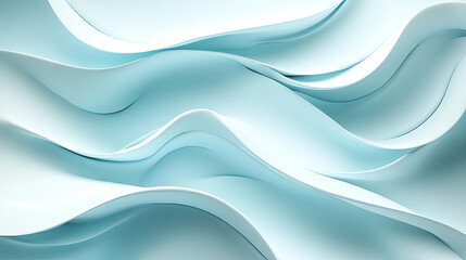 Obraz premium wavy White and Blue Colors Background