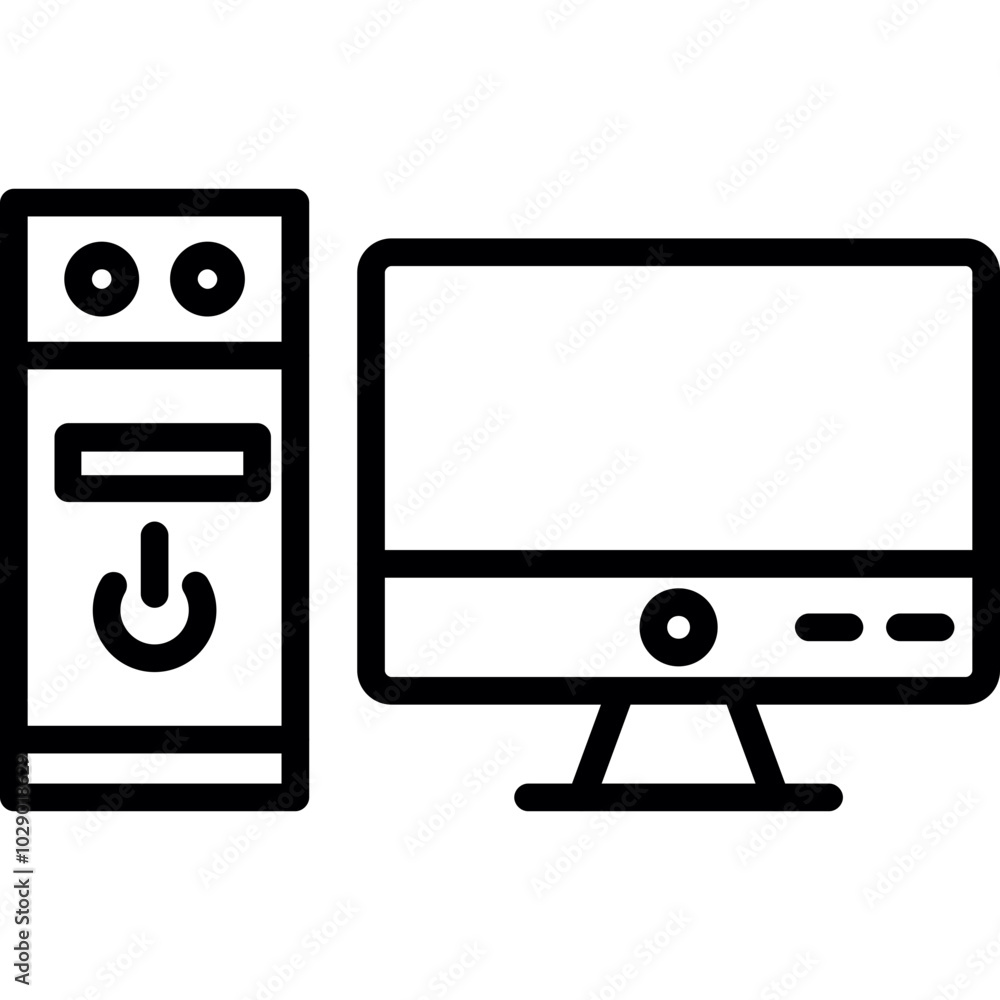 Canvas Prints Computer Icon