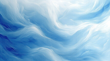 Obraz premium wavy White and Blue Colors Background