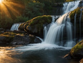 waterfall in the forest