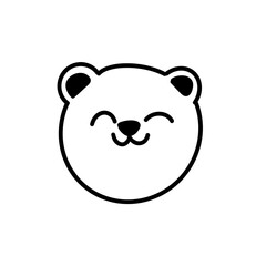 Cute Bear Head