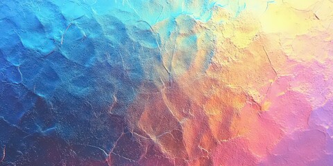 Colorful Abstract Texture with Cracked Surface