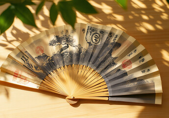Traditional Japanese Hand Fan