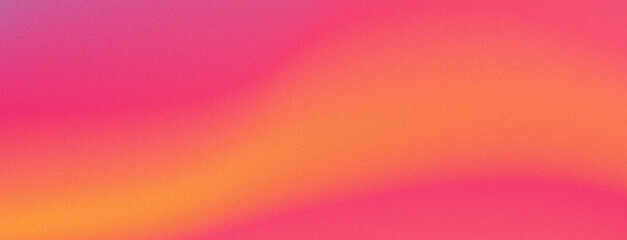 Grainy gradient background pink and orange retro noise texture summer banner poster backdrop design, glowing vibrant noise texture, colorful retro banner design