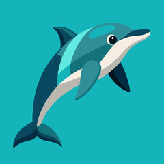 pacific-white-sided-dolphin-isometric-illustrat