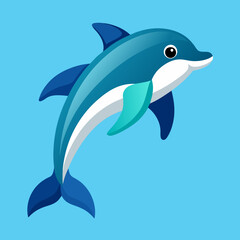 pacific-white-sided-dolphin-isometric-illustrat