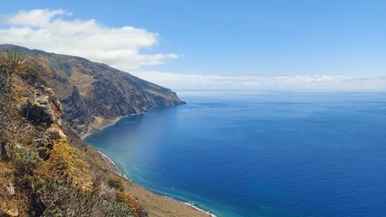mar, azul, ilha, paisagem, montanha, paraíso, paz, viagem, paisagem, oceano, natureza, ar, livre, portugal, turismo, destino, verde, céu