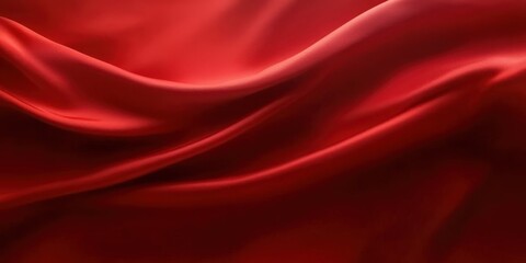 Obraz premium Elegant Red Silk Fabric for Creative Projects