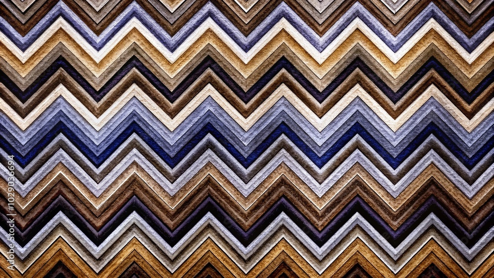 Poster minimalist chevron pattern design for modern decor and branding use