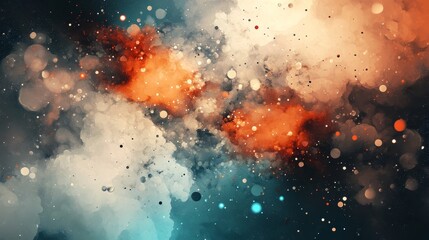 Vibrant cosmic tapestry, swirling patterns, deep space ambiance, radiant stars, mesmerizing digital art, celestial exploration