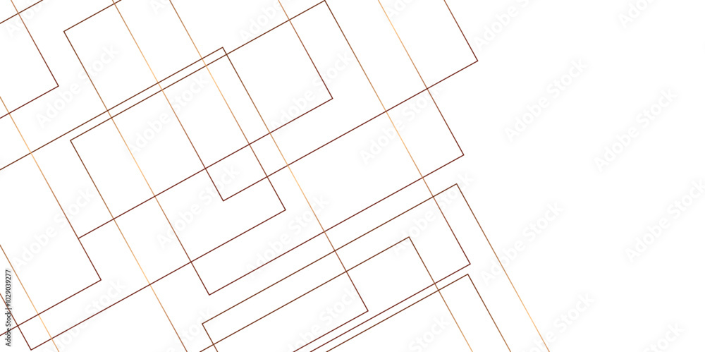 Poster mondrian style of diagonal square pattern vector. design geometric tile gold on black background. mo