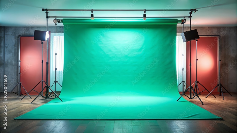 Poster abstract empty color backdrop for studio photography.