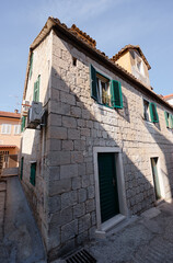 Ancient architecture of Split old town, Croatia.
