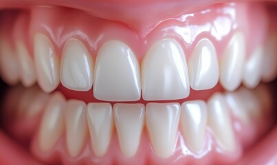 Obraz premium Closeup of a healthy, gleaming smile.