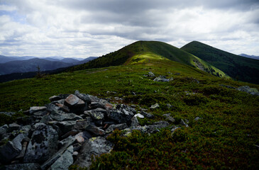 Beautiful mountains landscape. Carpathians, Ukraine.