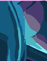 abstract background with untidy waves Illustration