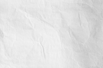 Crumpled white background paper texture with stains and dots