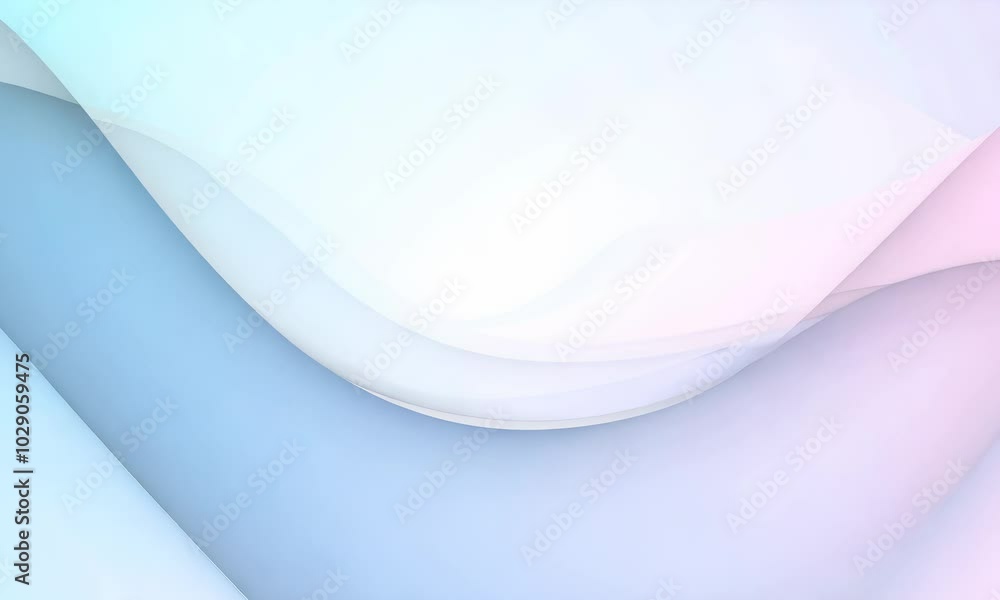 Poster create abstract background with flowing shapes in pastel colors.