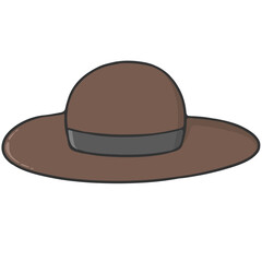 brown hat icon