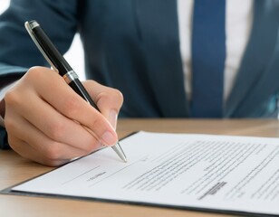 Fototapeta premium Sign contract 
