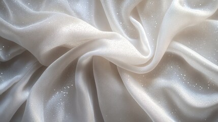Fototapeta premium soft white fabric with subtle glitter and sparkle effects