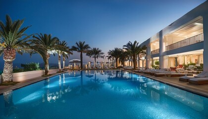 Moderne Architektur Gebäude Haus Ansichten Luxus Villa Resort Hotel