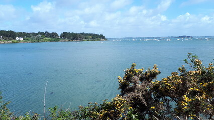 Promenade &agrave; Sarzeau, dans le Morbihan en Bretagne