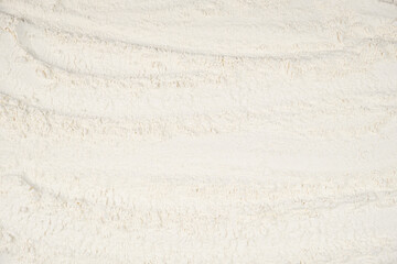 Abstract Cooking Background, Wheat Flour Texture Top View.